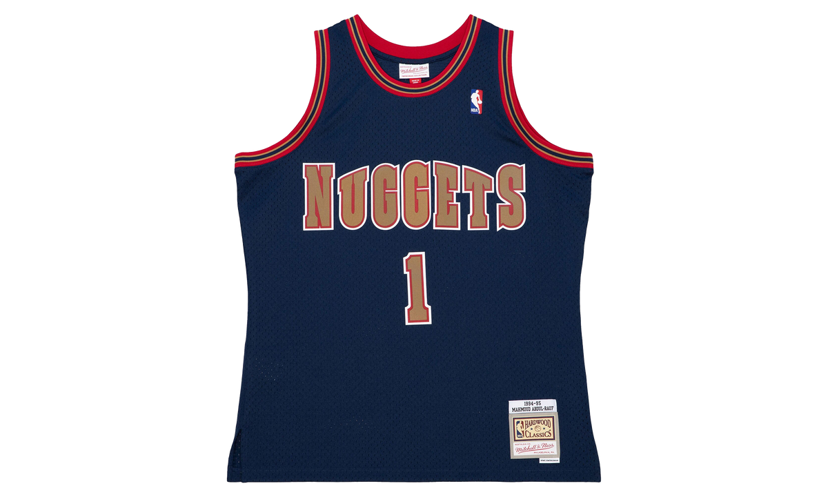 DARK JERSEY NUGGETS 1994 MAHMOUD ABDUL-RAUF "Astros Blue" SMJY4158 DNU94MARASBL