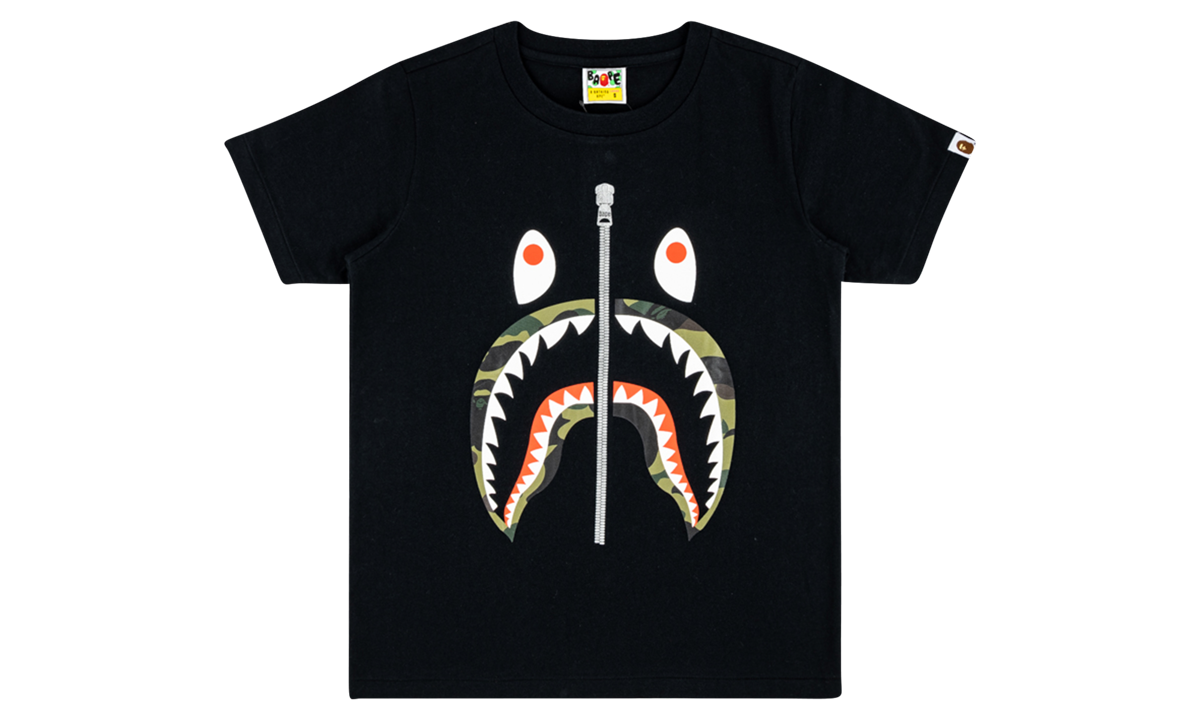 1st Camo Shark Tee "BLACK / GREEN" W210016D BKM