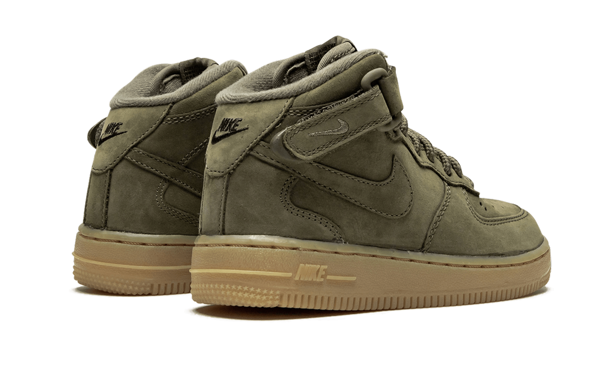 Force 1 Mid WB (PS) "Medium Olive Gum" AH0756 202