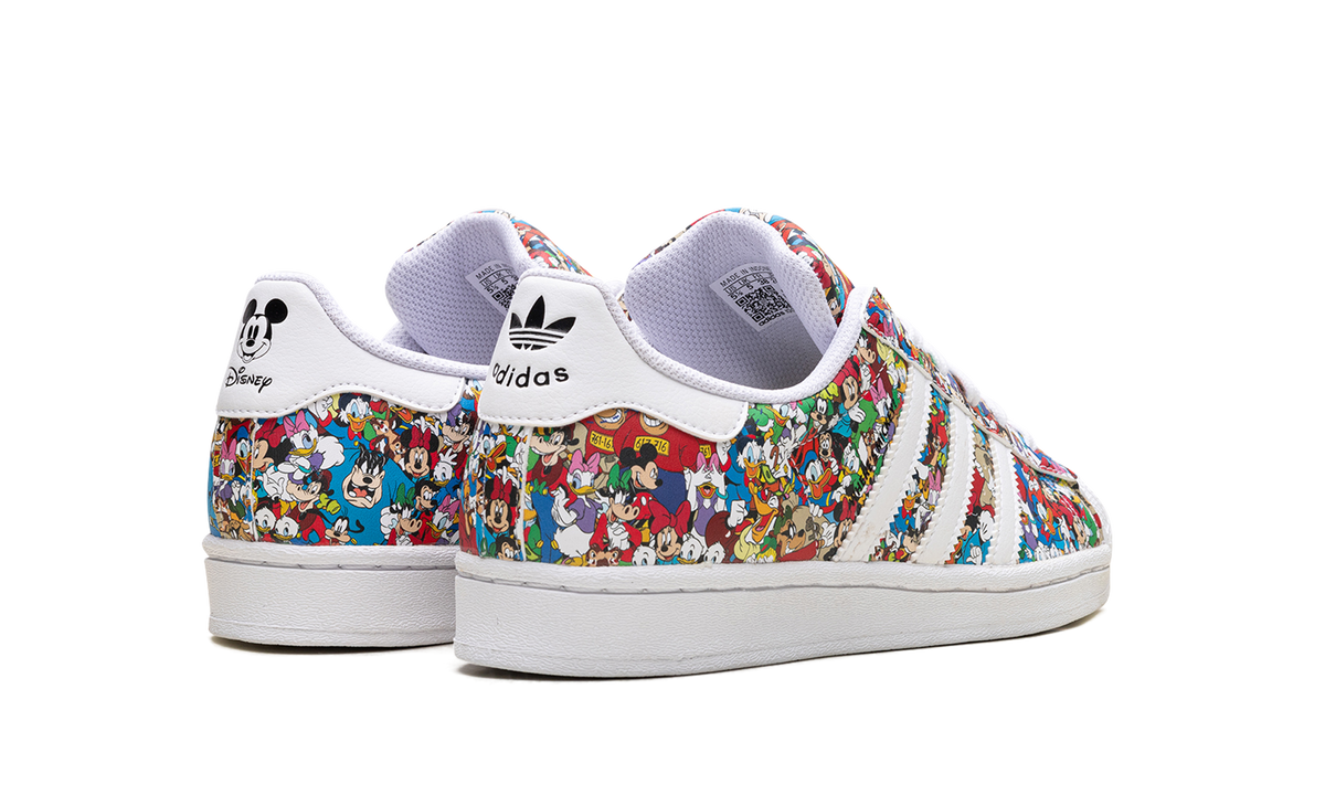 Superstar GS "Disney Mickey Core Black Cloud White Wonder White" IG6857