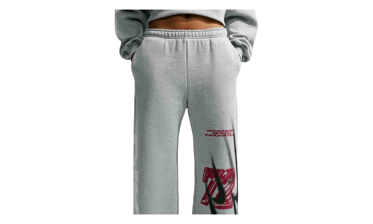 Studio Fleece High-Rise Pants WMNS "Dark Grey Heather / Sail" IV4956 063