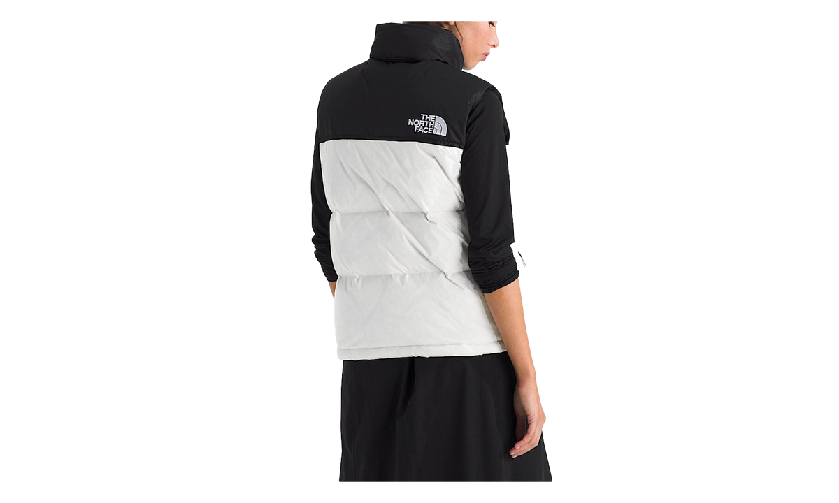 1996 Retro Nuptse Jacket WMNS "White Dune / TNF Black" NF0A3XEPGOM
