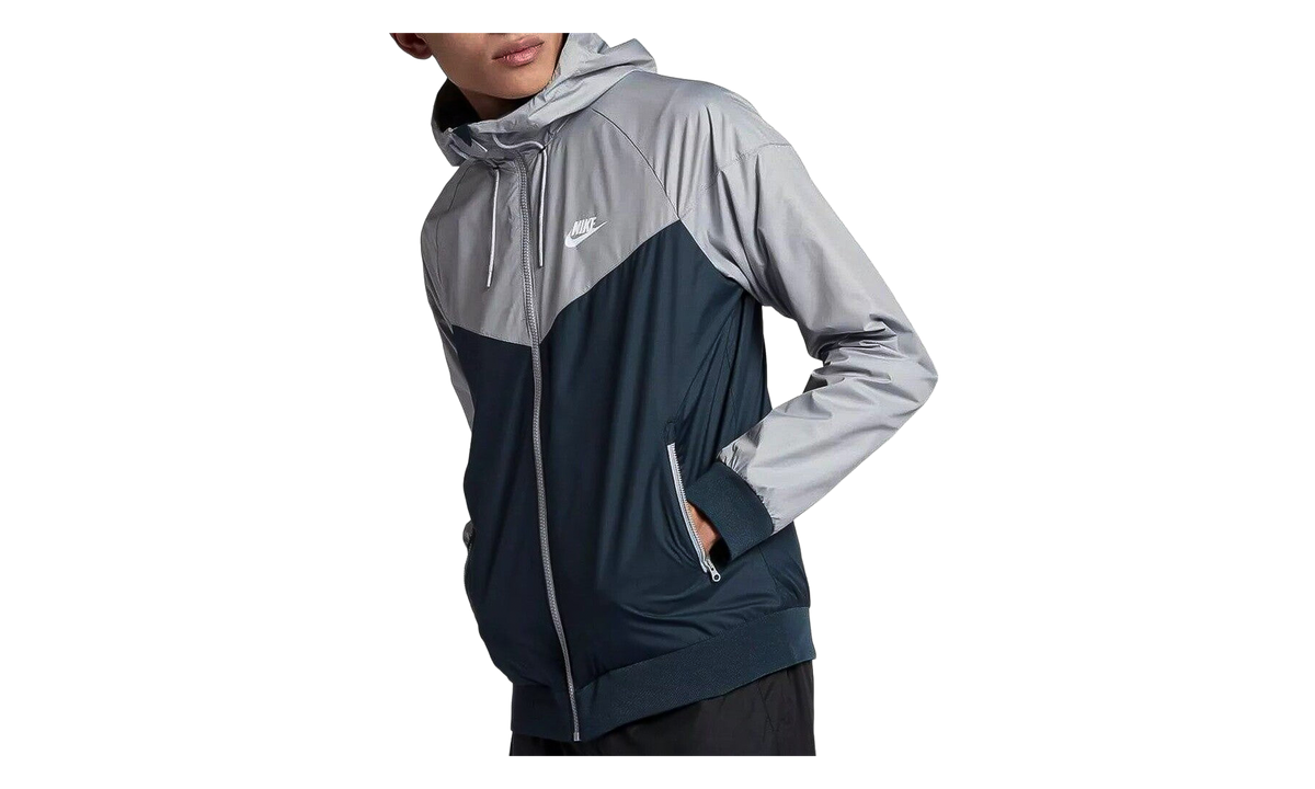 Sportswear Windrunner Hooded Jacket "Armory Navy / Wolf Grey" 727324 456