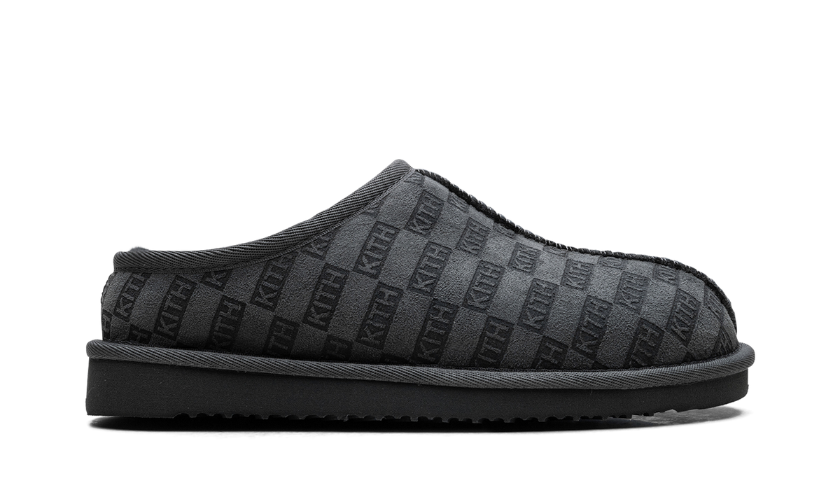 Kithmas Monogram Shearling Slippers "Stadium" khmsh0004 302