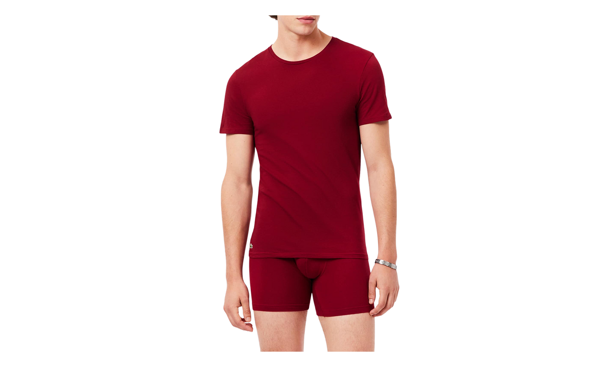 3-Pack Slim Fit Undershirts "Bordeaux Burgundy / Cobalt Blue / Navy" TH2273 51 6PM