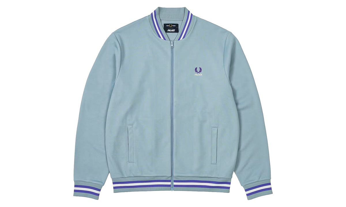 Fred Perry Track Jacket "Dusty Blue" p0180