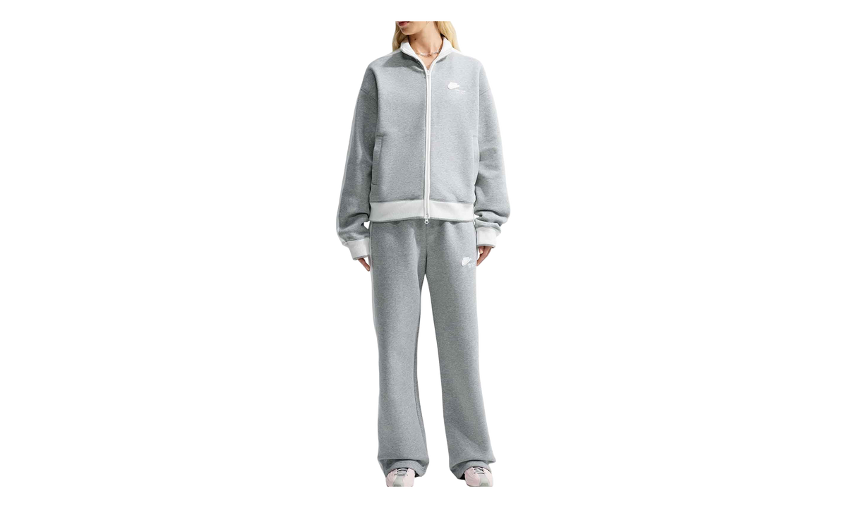 Studio Fleece Medium Weight “Nike Run Club” Track Jacket WMNS "Dark Grey Heather / Sail / Sail" IO2300 063