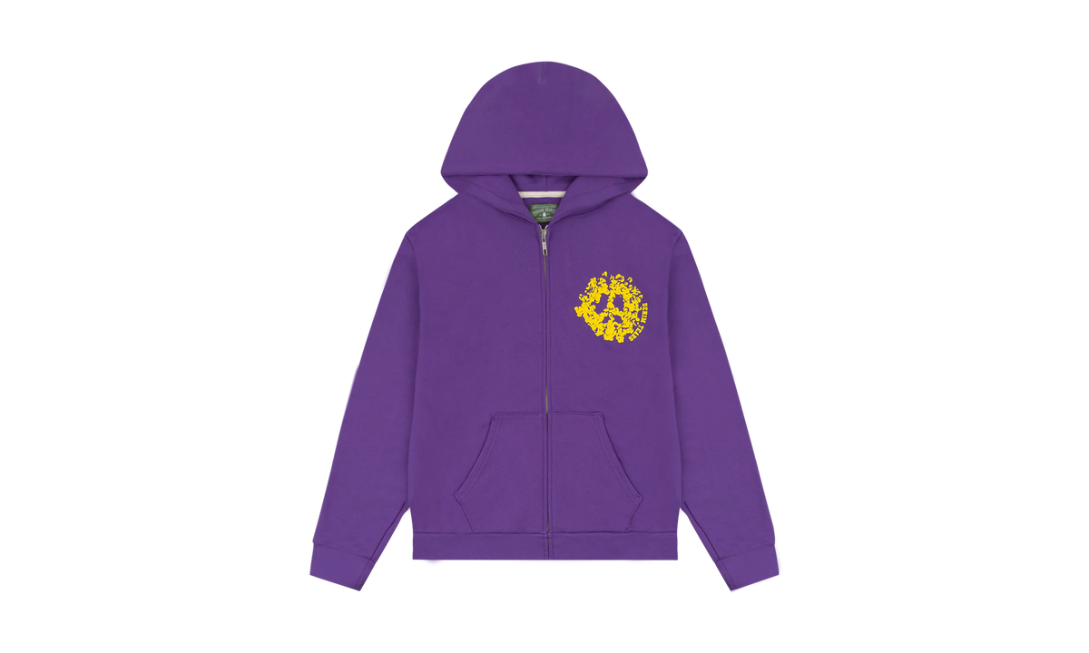 Denim University Zip Hoodie "Purple" DT198