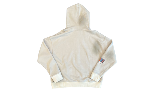 'Vignettes'' Zip Up Relaxed Hoodie "Beige" 262 UJP035P9 FTRYBGE