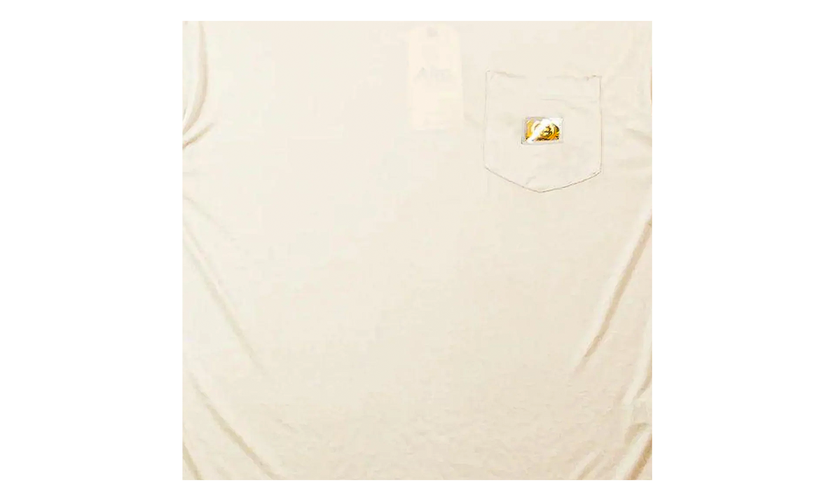 123. Lightweight Short Sleeve Pocket Tee "Feldspar Ecru" ABC123SST200 FEU