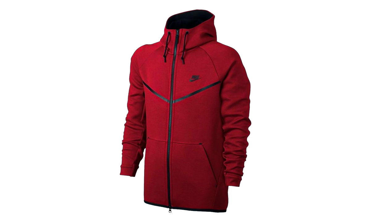 Sportswear Tech Fleece Windrunner Full-Zip Hoodie "Tough Red Heather / Black" 805144 654