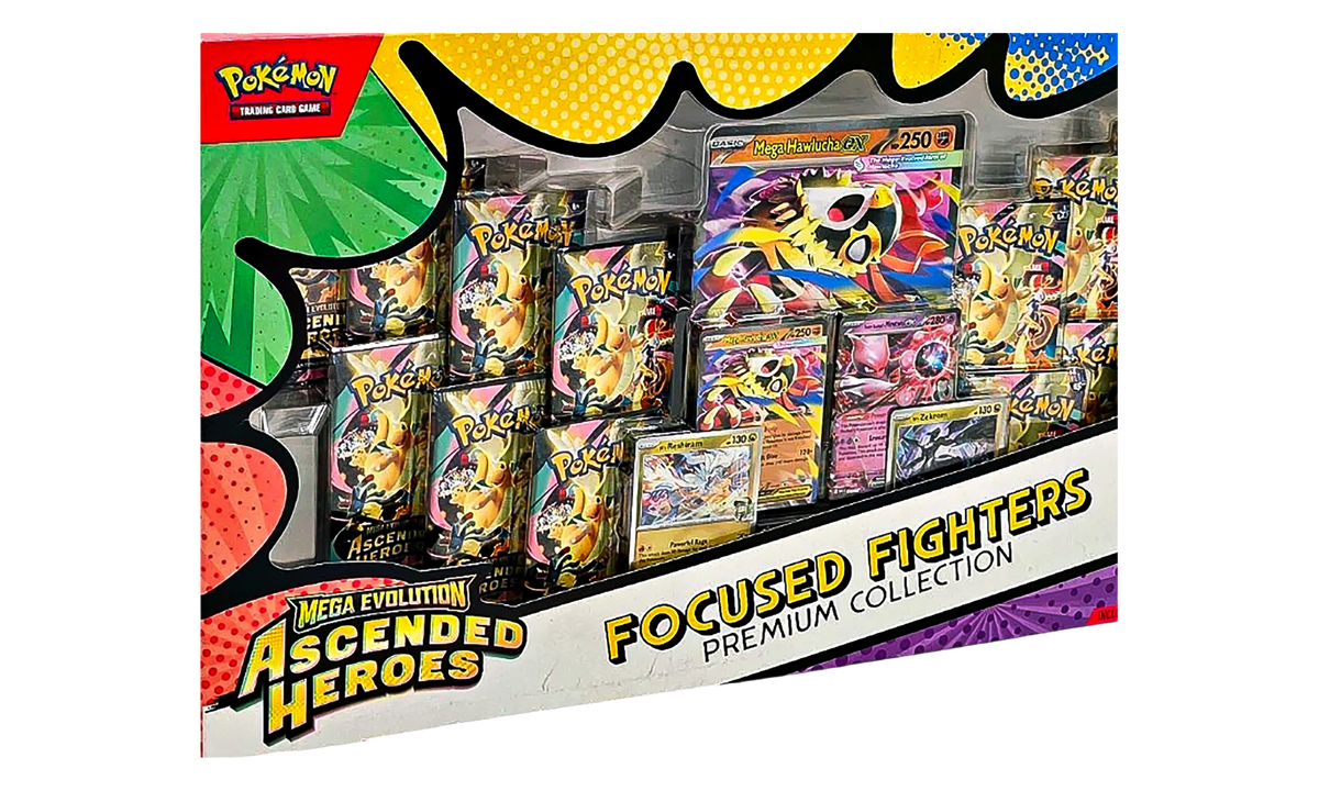 Mega Evolution Ascended Heroes Focused Fighters "Sam's Club Exclusive Sealed Box - 2026" POKE077