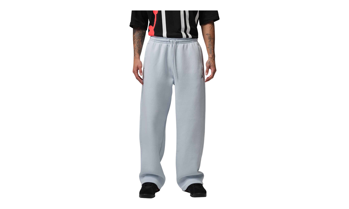 Jordan Brooklyn Fleece Oversized Open-Hem Pants "Aura / Black" IB7238 472