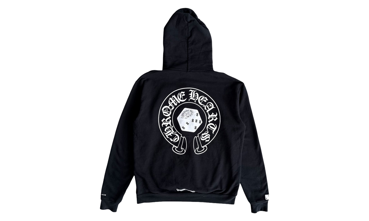 Fontainebleau Exclusive Dice Horseshoe Logo Hoodie "Black & White" CHRM1991