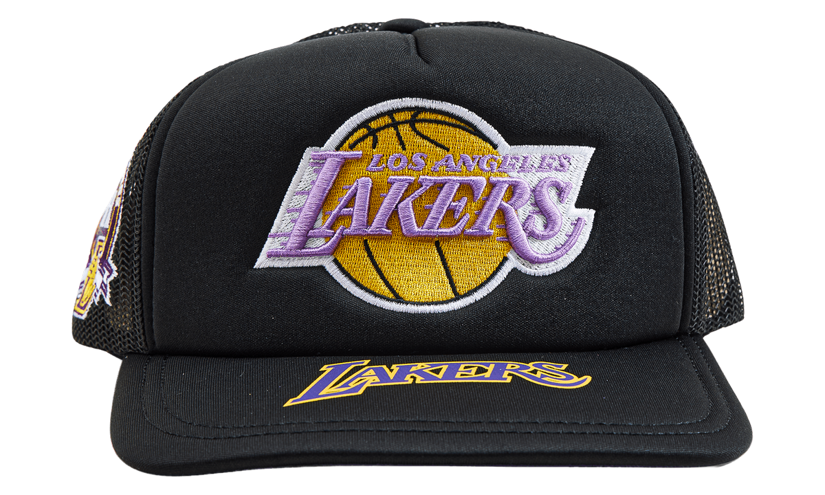 Team Origins Hardwood Classics Trucker "Los Angeles Lakers - Black" 5HSSSH22020 LALBLCK