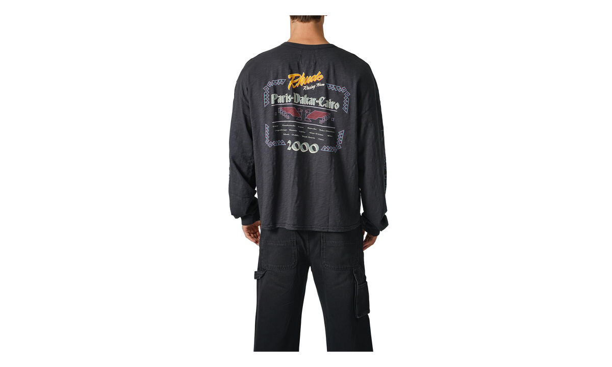 Legends Of Dakar Long Sleeve Slub Tee "Black / Multi" RHFW26TT18012 1349