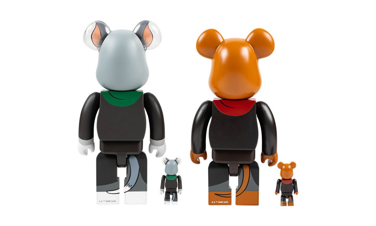 Bearbrick "Tom and Jerry in Hogwarts House Robes 100% & 400% 4-Pc Set" MEDI2987