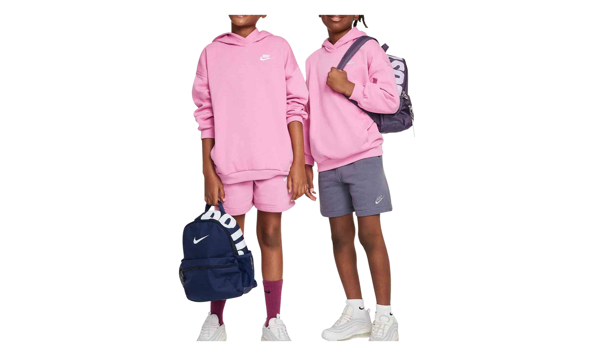 Sportswear Club Fleece Oversized Pullover Hoodie GS "Magic Flamingo" FZ5579 646