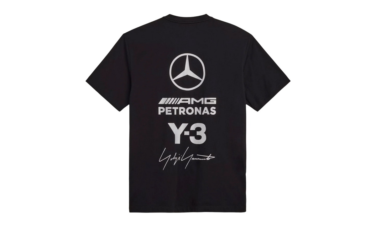 Y-3 Mercedes - AMG Petronas Formula 1 Team Logo Stack Tee "Black" KR2373