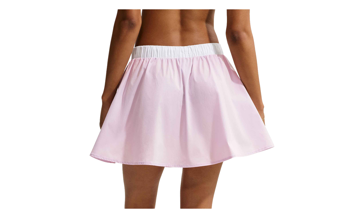 Sportswear Mid-Rise Poplin Mini Skirt WMNS "Bleached Lilac / White / White" IV4978 583