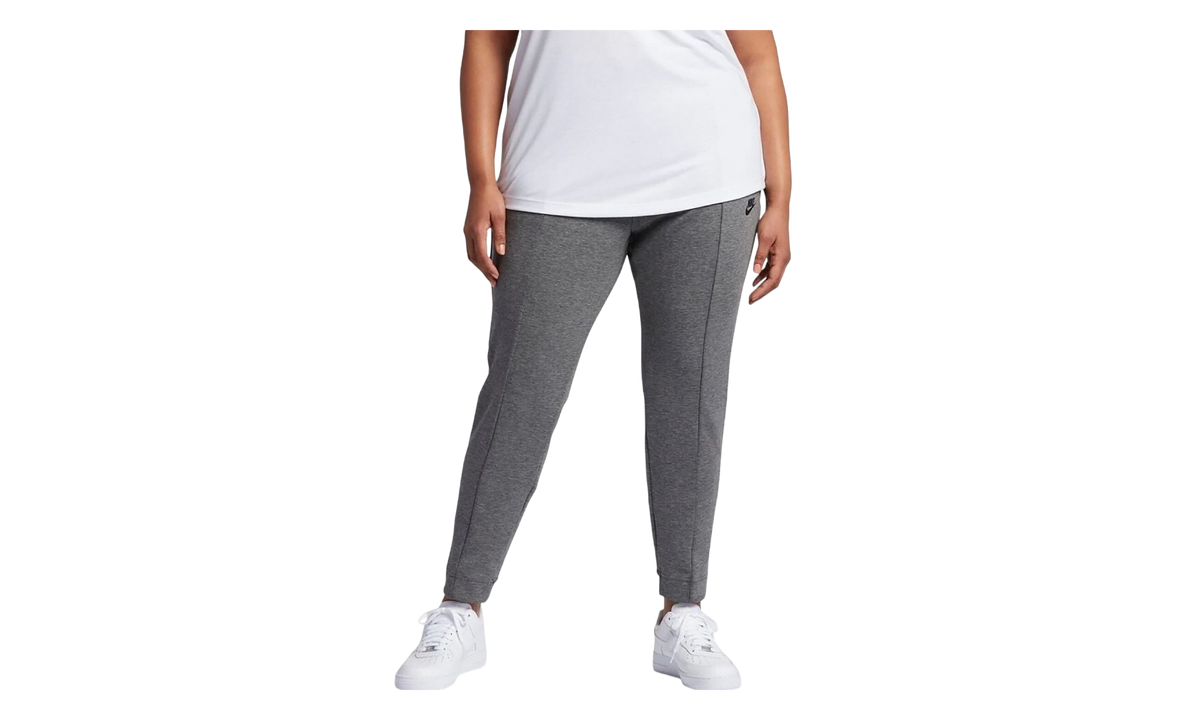 Sportswear Plus Size Tech Fleece Jogger Pants WMNS "Carbon Heather Grey / Black" 863124 092