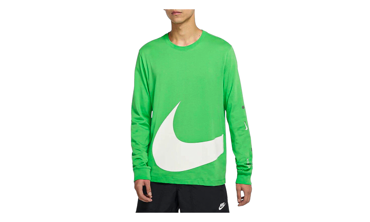 Sportswear Logo Printing Long-Sleeve T-Shirt "Light Green / White" DD3395 362