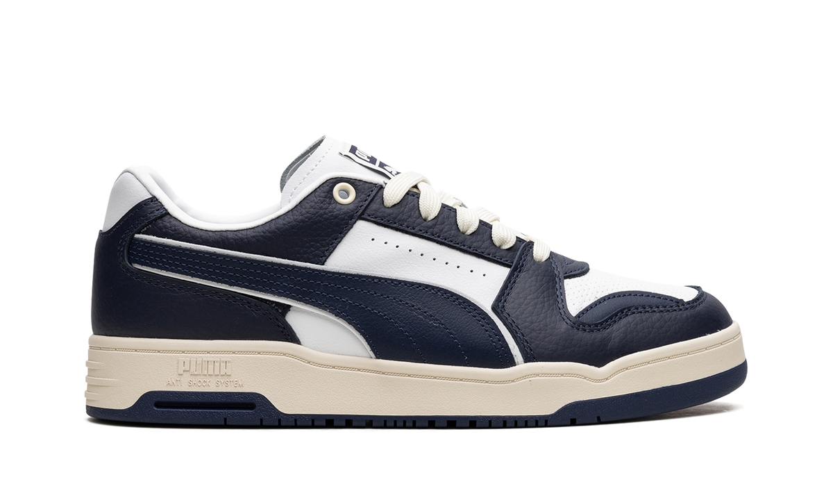 Slipstream Lo Vintage "PUMA White / New Navy" 394693 01