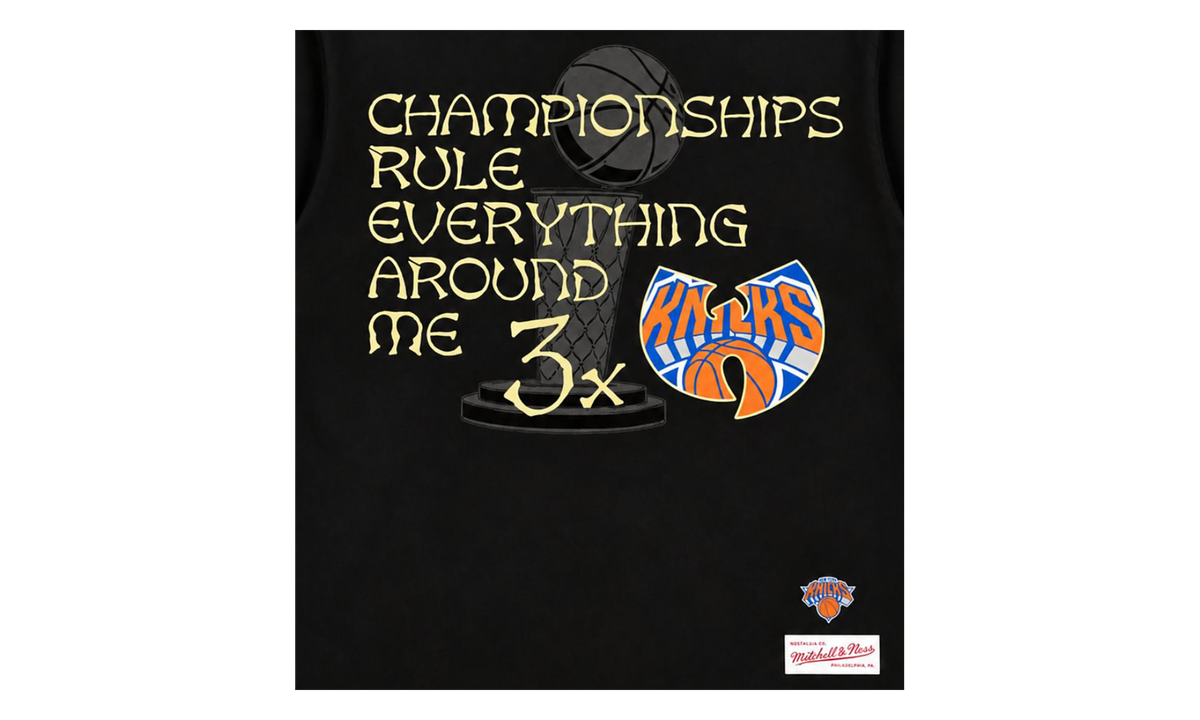 New York Knicks C.R.E.A.M. Tee "NBA X Wu-Tang Wu - Black" SS22734 NYKBLCK