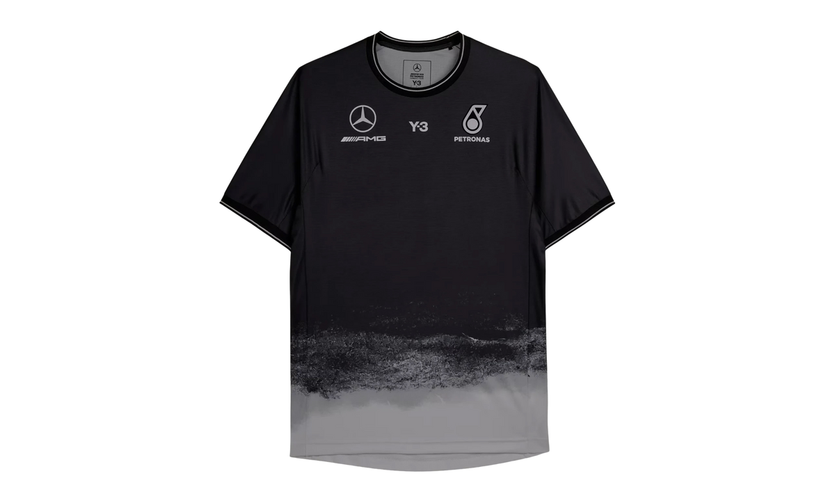 Y-3 Mercedes - AMG Petronas Formula 1 Team Logo Stack Tee "Black" KR2341