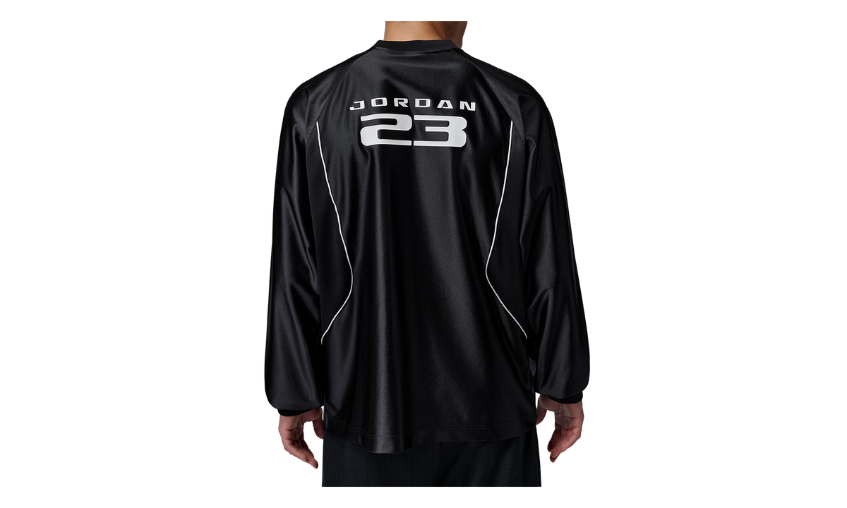 Jordan Brooklyn Long-Sleeve Goalie Top "Black / White / Metallic Silver" IM8995 010