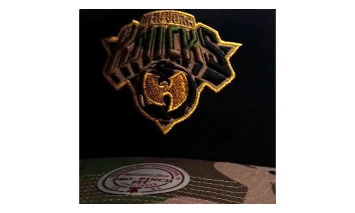 Pro Pinch New York Knicks Snapback Hat "NBA X Wu-Tang Wu - Black Camo" HP22744 NYKBKCO