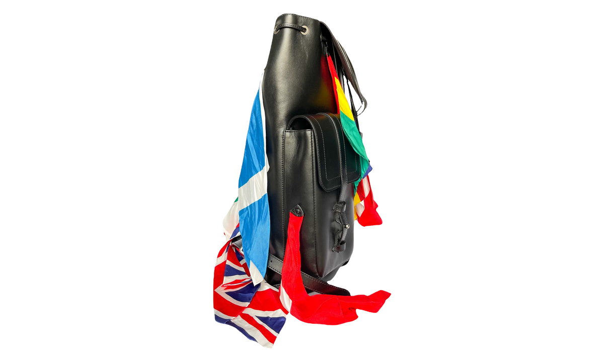 Louis Vuitton Christopher Backpack "Flags GM Black Multicolor" M55254