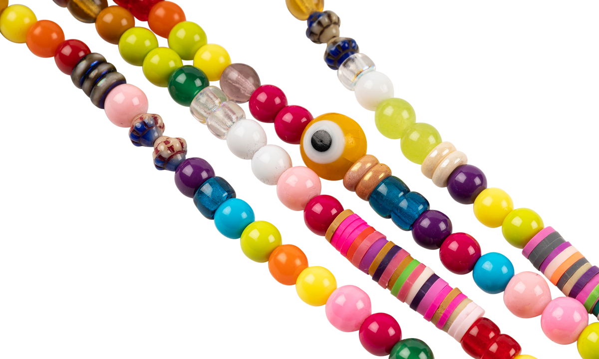 Long Logo Necklace "Rainbow" PMOB015F21MET0018476