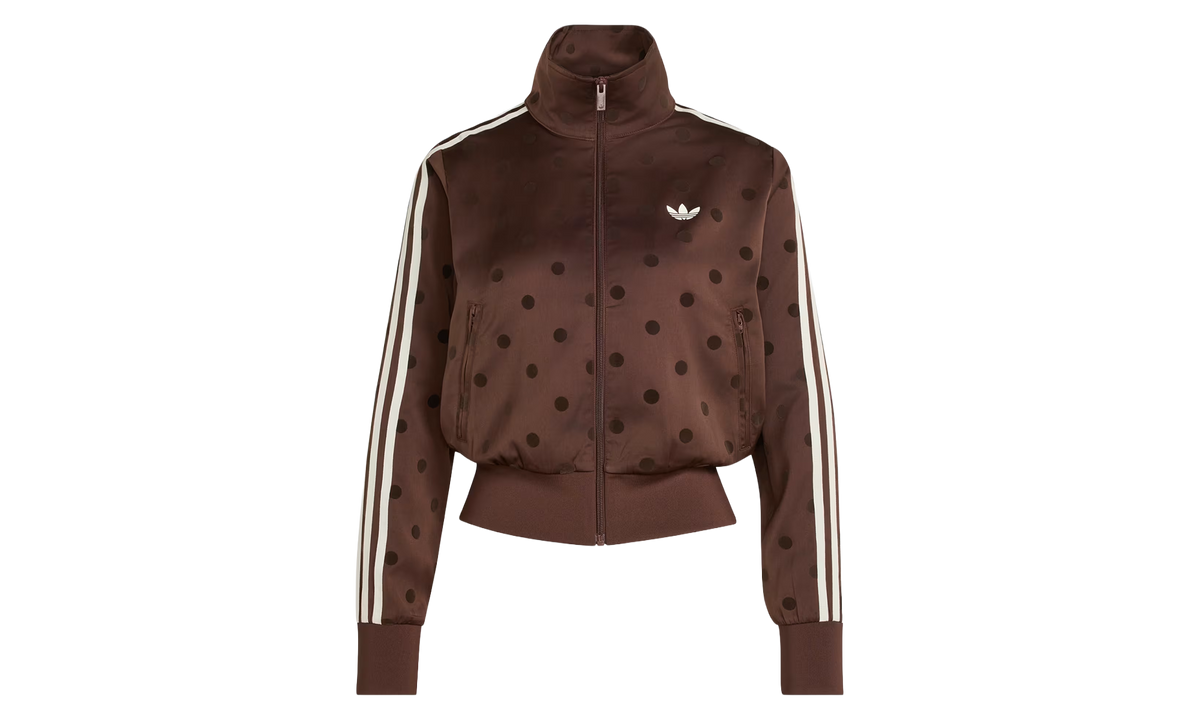 SATIN POLKA DOTS TT Track Top "Auburn" LI2855