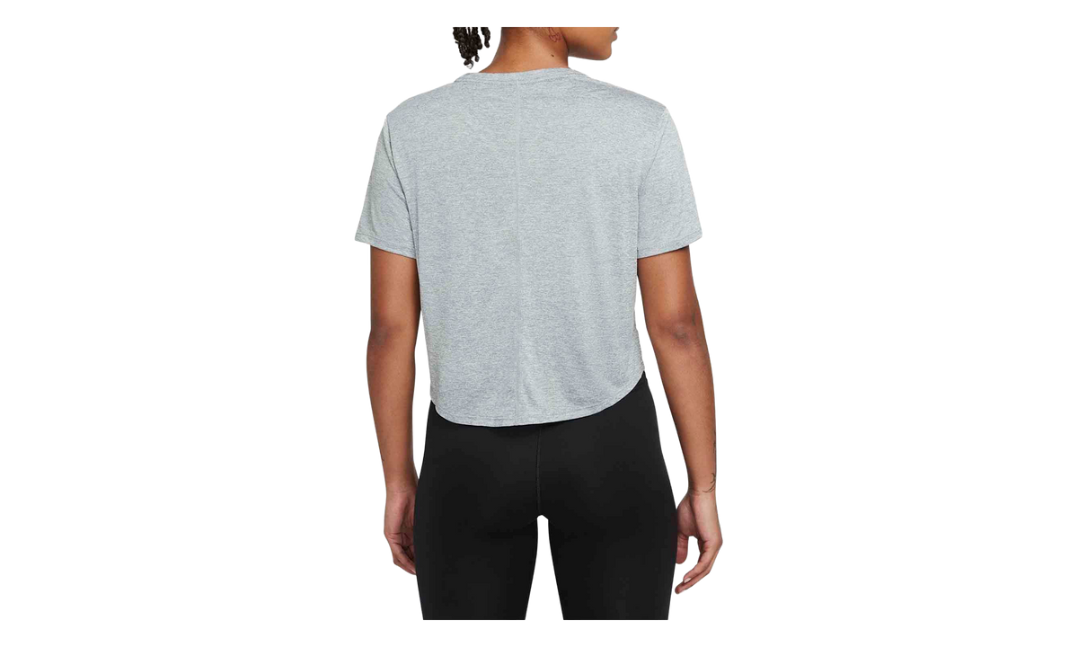 Dri-FIT One Standard Fit Short-Sleeve Cropped Top WMNS "Grey" DD4954 073