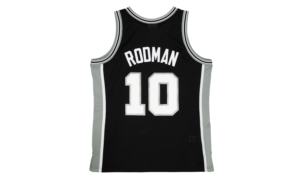 NBA DARK JERSEY SPURS 1993 DENNIS RODMAN "Black" SMJY4390 SAS93DRDBLCK