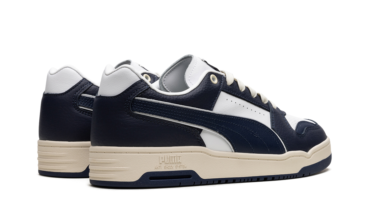 Slipstream Lo Vintage "PUMA White / New Navy" 394693 01