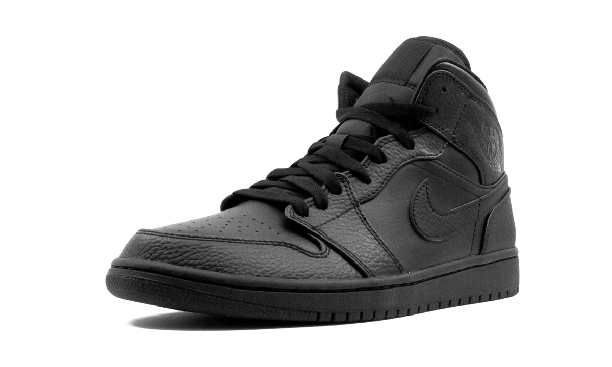 Air Jordan 1 Mid "Triple Black" 554724 091