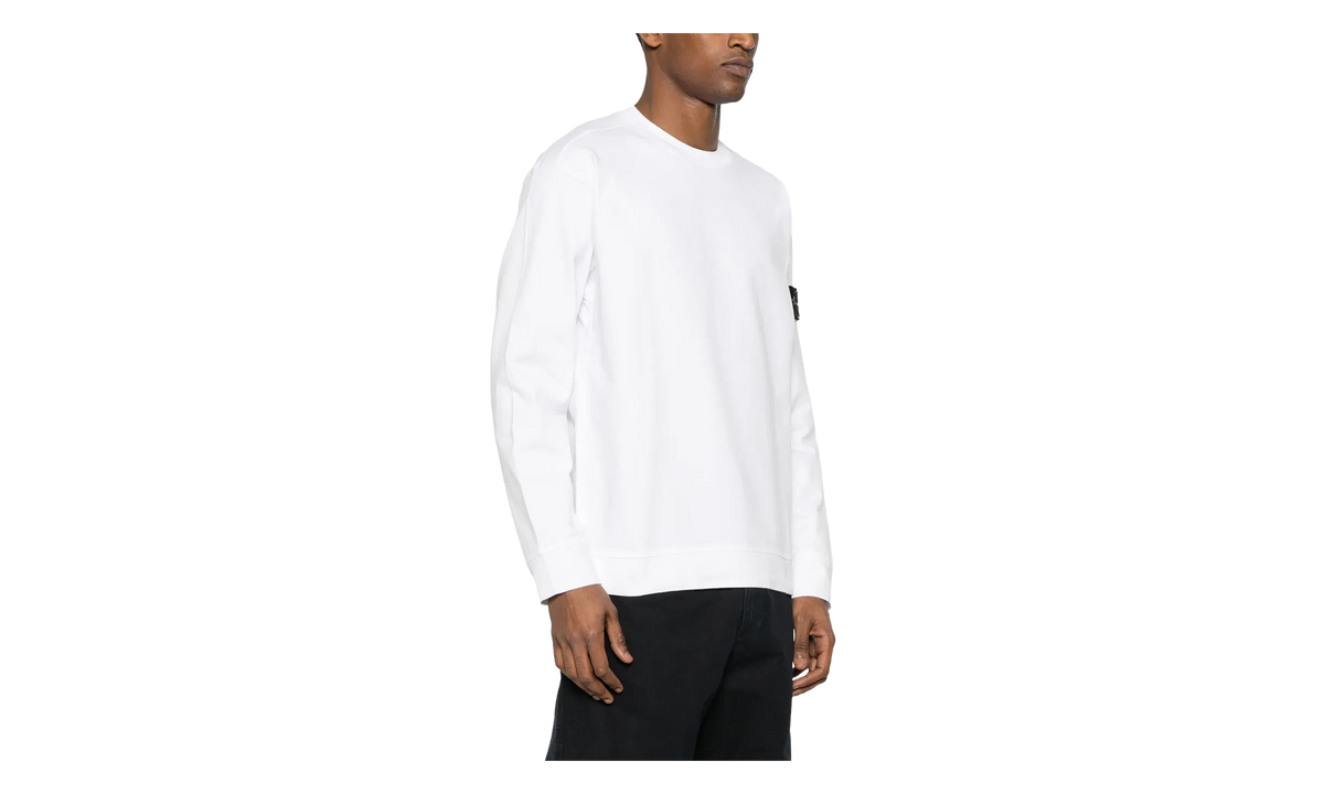 Heavy Organic Cotton Jersey Sweatshirt "White" 6100057 S0B50 V0001