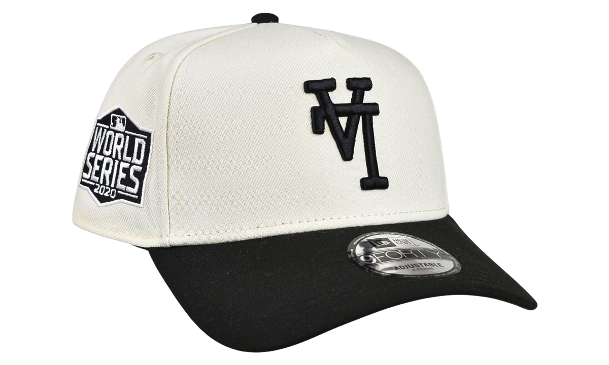 A-Frame Los Angeles Dodgers Upside Down Snapback Hat "Chrome / Black" 70796395