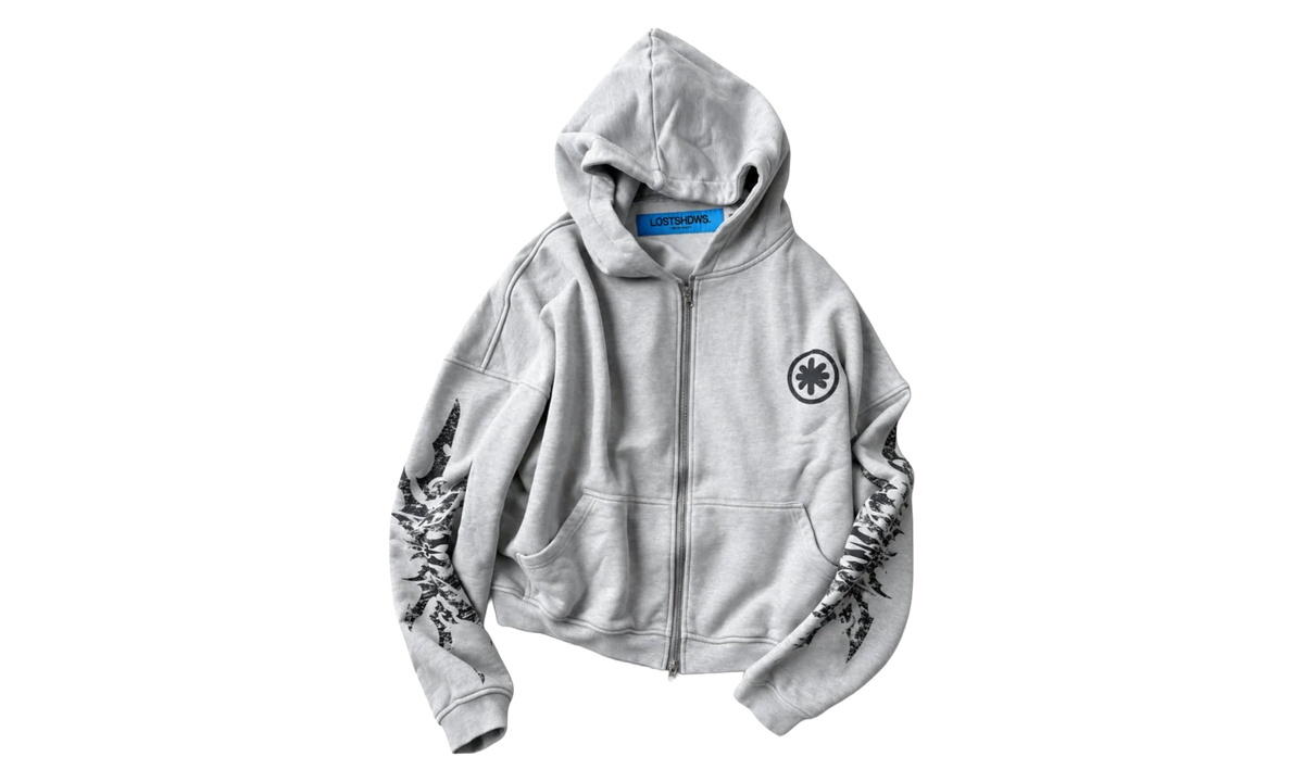 Vintage Grunge Hoodie "Complexcon 2026 Exclusive - Grey" ZIP GRE FLE COM