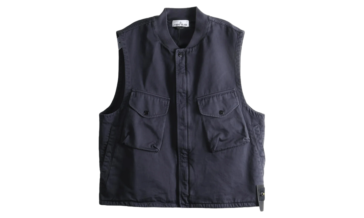 Dense Cotton Twill-TC Utility Vest "Blue Navy" G100013 S0404 V002A