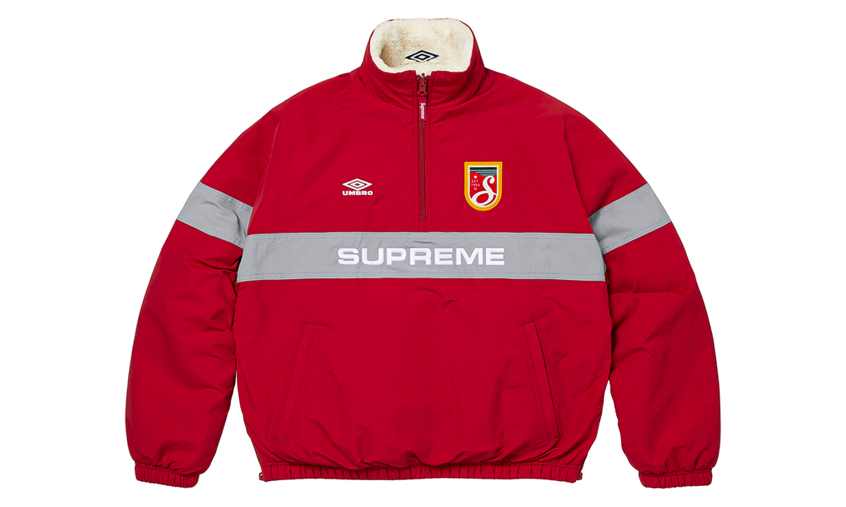 Umbro Reversible Faux Fur Pullover "FW26 - Red" SU29044