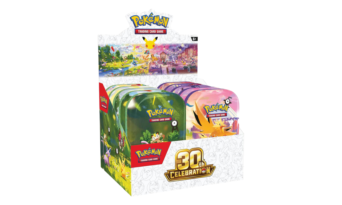 30th Celebration Mini Tin Display "10 count - ME: 30th Celebration (30C)" POKE063