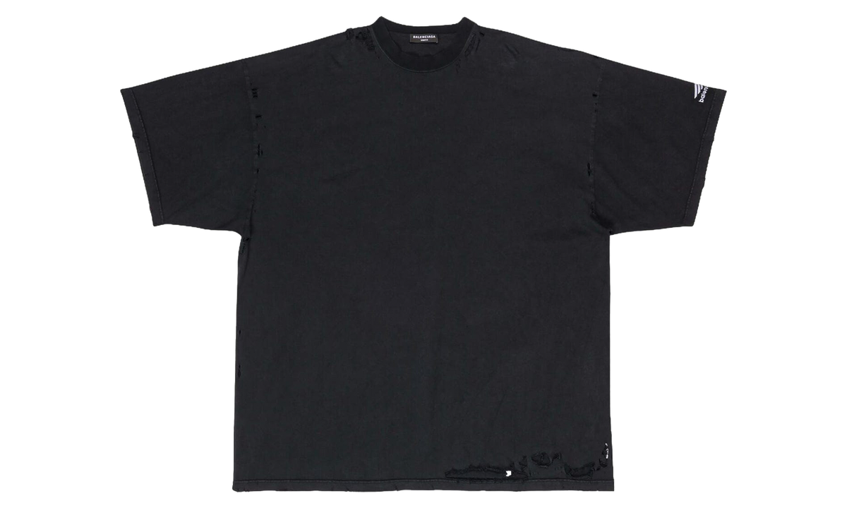 3B Sports Icon Repaired Oversized Short T-Shirt "Black" 704056 TMVA5 9034