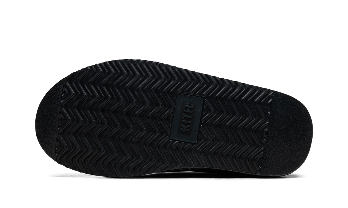 Kithmas Monogram Shearling Slippers "Stadium" khmsh0004 302