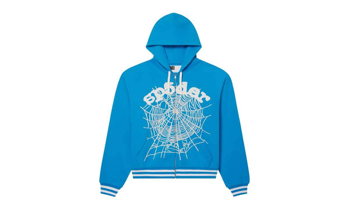 OG Logo Stripe Zip Up Hoodie "Atlantic Blue" SP5der684