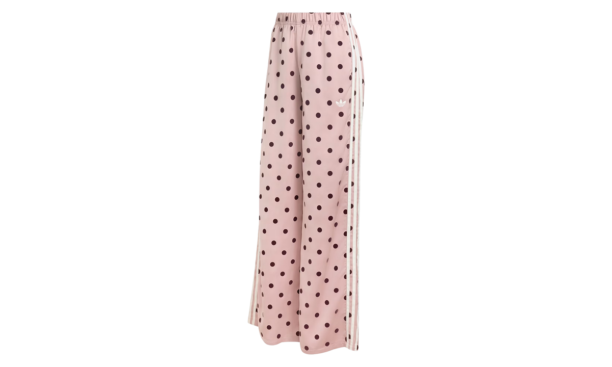 SATIN POLKA DOTS WIDE LEG PANT "Dual Lilac" LI2843