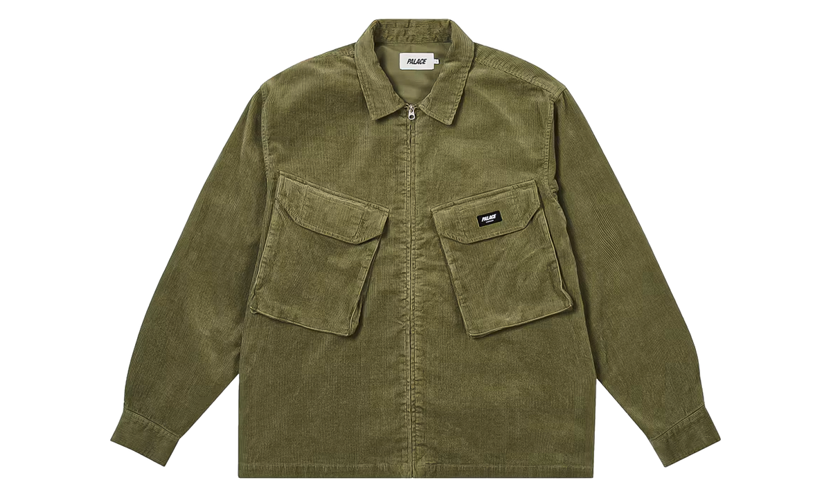 Cord Pdu Overshirt "Olive" p0186