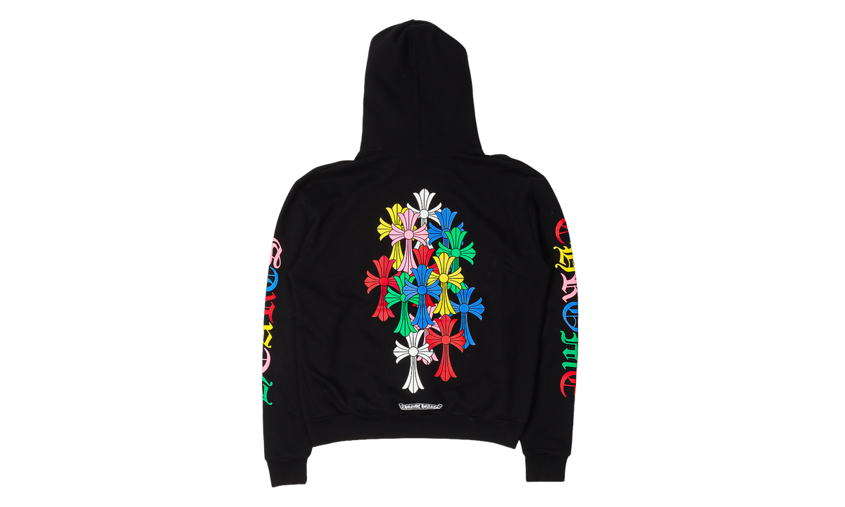 Multi Color Cross Cemetery Hoodie "Black" CHRM2089